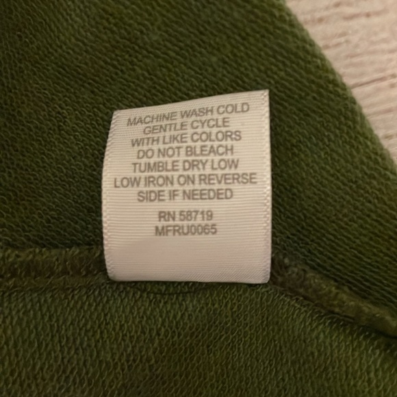 EUC Women’s Relativity Green Ruched Side Sweatshirt in XL​​ - Picture 4 of 5
